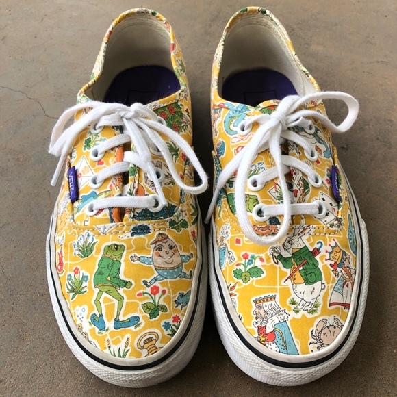 Vans Shoes - Alice in Wonderland LIBERTY of LONDON X VANS 6.5
